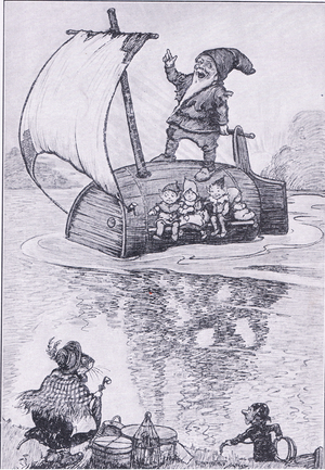 Who's for the ferry?, from My Magazine, pub.1922 (litho)