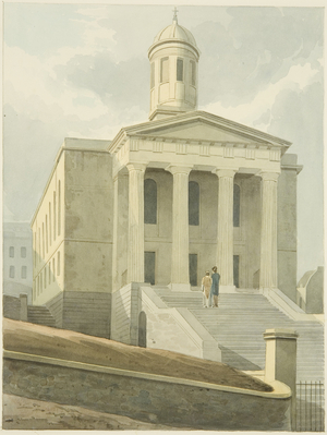 St George's Chapel (pencil & watercolour on paper)