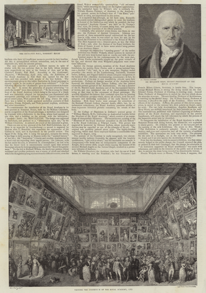 The Early History of the Royal Academy (engraving)