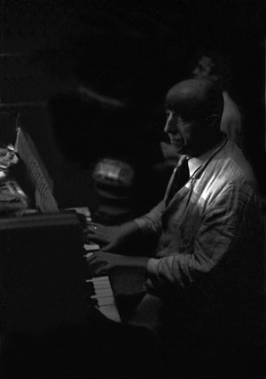 Musical accompaniment to the puppet play at Cologne, Germany 1930s (b/w photo)