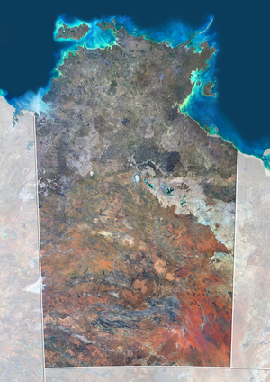 Northern Territory, Australia, Natural Colour Satellite Image (photo)