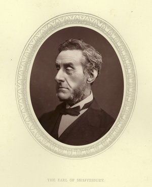The Earl of Shaftesbury (b/w photo)
