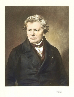 Georg Simon Ohm (copper plate print)