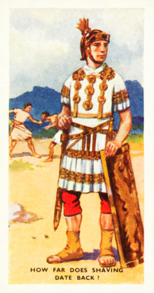 Do You Know: How far does shaving date back? (colour litho)