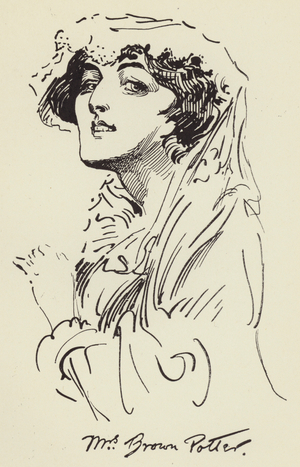 Mrs Brown Potter (litho)