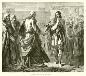 Premiere faute de Saul (engraving)