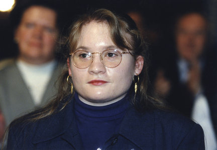 Birgit Waigel at the CSU party conference in Munich, 1999 (photo)