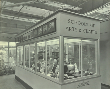 Olympia: exhibition of work by students at L.C.C. institutions, 1931 (b/w photo)