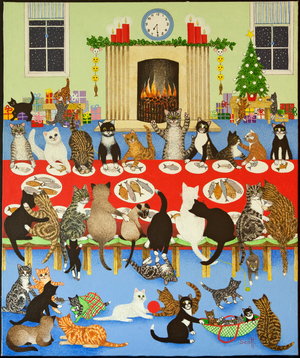 Getting Together, 2012 (acrylic on calico)