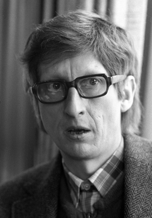 Oslo 19800225. Author Hans Herbjørnsrud, portrait. He was awarded Tarjei Vesaas' debutant award. …, 1980 (photo)