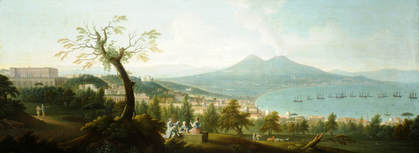 A View of Naples and the Bay with Vesuvius beyond, seen from the North