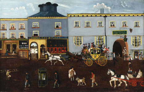 The King's Harms, Manchester, c.1800 (oil on canvas)