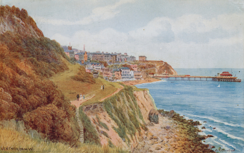 Ventnor, From W (colour litho)