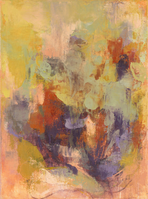Abstract composition, Organic series VI,  2023 (oil on linen canvas)