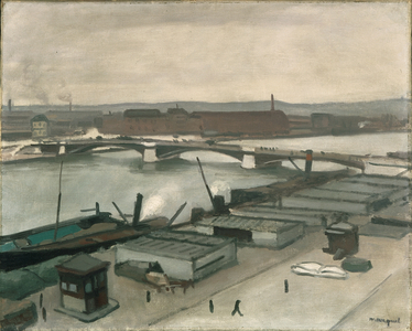 The Quays at Rouen, 1912 (oil on canvas)