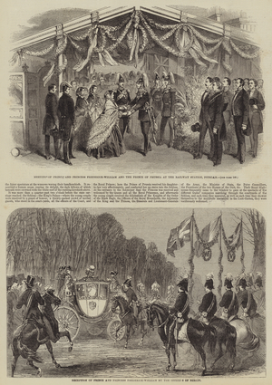 The Princess Royal in Germany (engraving)