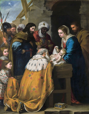 Adoration of the Magi, 1655-60 (oil on canvas)