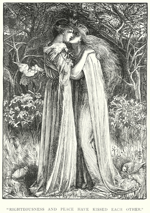 "Righteousness and Peace have Kissed each other" (engraving)
