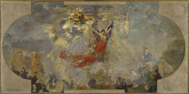 Sketch for the Petit Palais, south gallery: Apotheosis (central ceiling), between 1906 and 1913 (oil on canvas on wood)