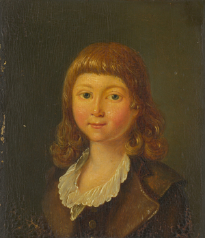 Portrait of a Young Boy, c.1790-1795 (oil on wood)