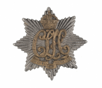 Cap badge, Calcutta Light Horse, 1901-1947 (brass)