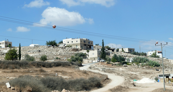 Arab settlement in the Occupied Palestinian, West Bank around Jerusalem, Israel
