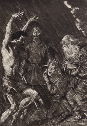 William Shakespeare: The Tragedy of King Lear, Act III, Scene 4 (litho)