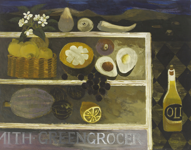Avocado, 1992 (oil on board)
