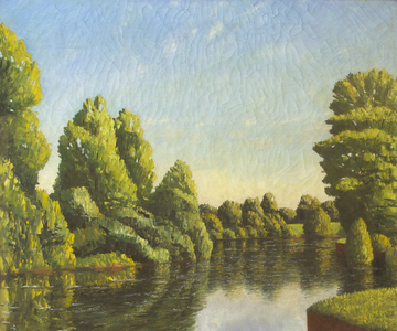 Where the River Bends, 1931 (oil on canvas)