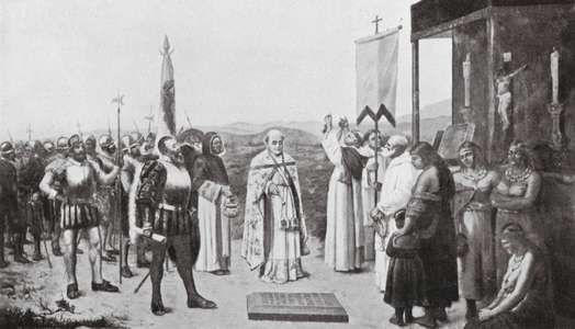 The Foundation of Lima (litho)