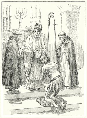 Merrie England: The service of consecration (litho)