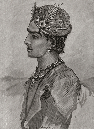 Maharaja Mangal Singh Prabhakar, from 'The Magazine of Art', published 1878 (litho)
