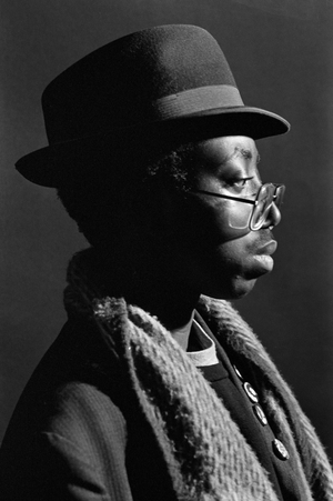Donald Rodney at Bournville College of Art, c.1980 (b/w photo)