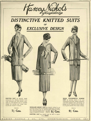Harvey Nichols Magazine, advert, UK, 1920s