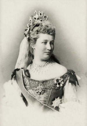 Portrait de l imperatrice Allemande Augusta - Victoria (photo)