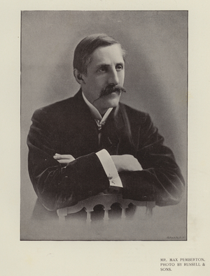Mr Max Pemberton (b/w photo)
