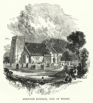 Arreton Church, Isle of Wight (engraving)