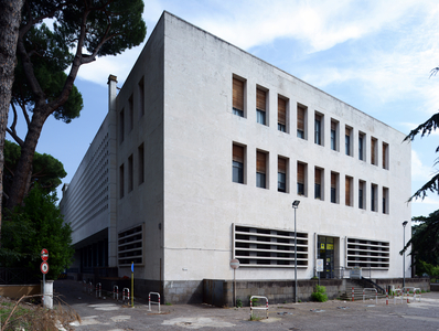 Contemporary architecture : West side - Postal Office , Rome, 1956-1958