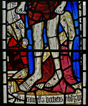 The East window (Ew) depicting a donor - John Walker (stained glass)
