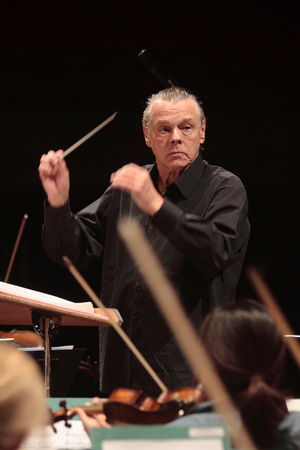 Mariss Jansons at the Theatre des Champs Elysées, Paris, 2016 (photo)