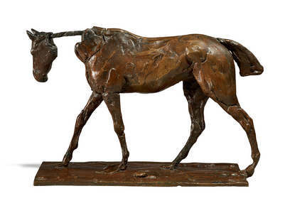 Thoroughbred Horse at a Walk, 1865/81-after 1919 (bronze)