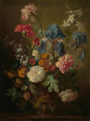 Vase of Flowers, mid-18th century (Oil on canvas)