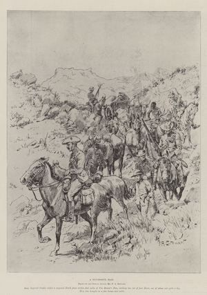 A Successful Raid (litho)