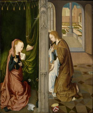 The Annunciation, 1470-1500 (oil on panel)