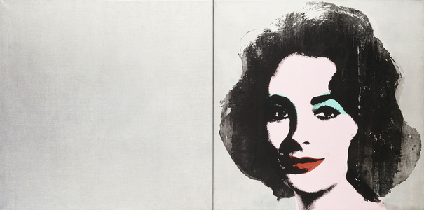 Liz, 1963-64 (silver spray paint, synthetic polymer and silkscreen inks on can)