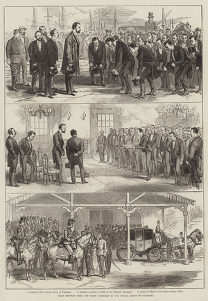 Peace between China and Japan (engraving)
