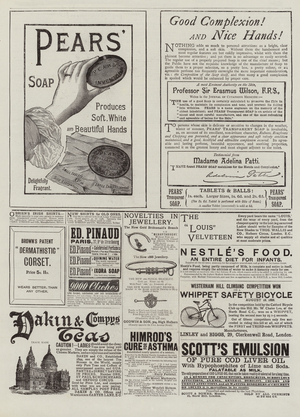 Page of Advertisements (engraving)