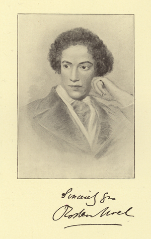 Roden Noel, English poet (litho)