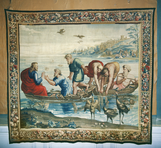Acts of the Apostles, The Miraculous catch of Fish, 1695-98 (wool tapestry)