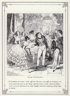 Illustration for The Bachelors Own Book, or The Progress of Mr Lambkin (Gent) (engraving)